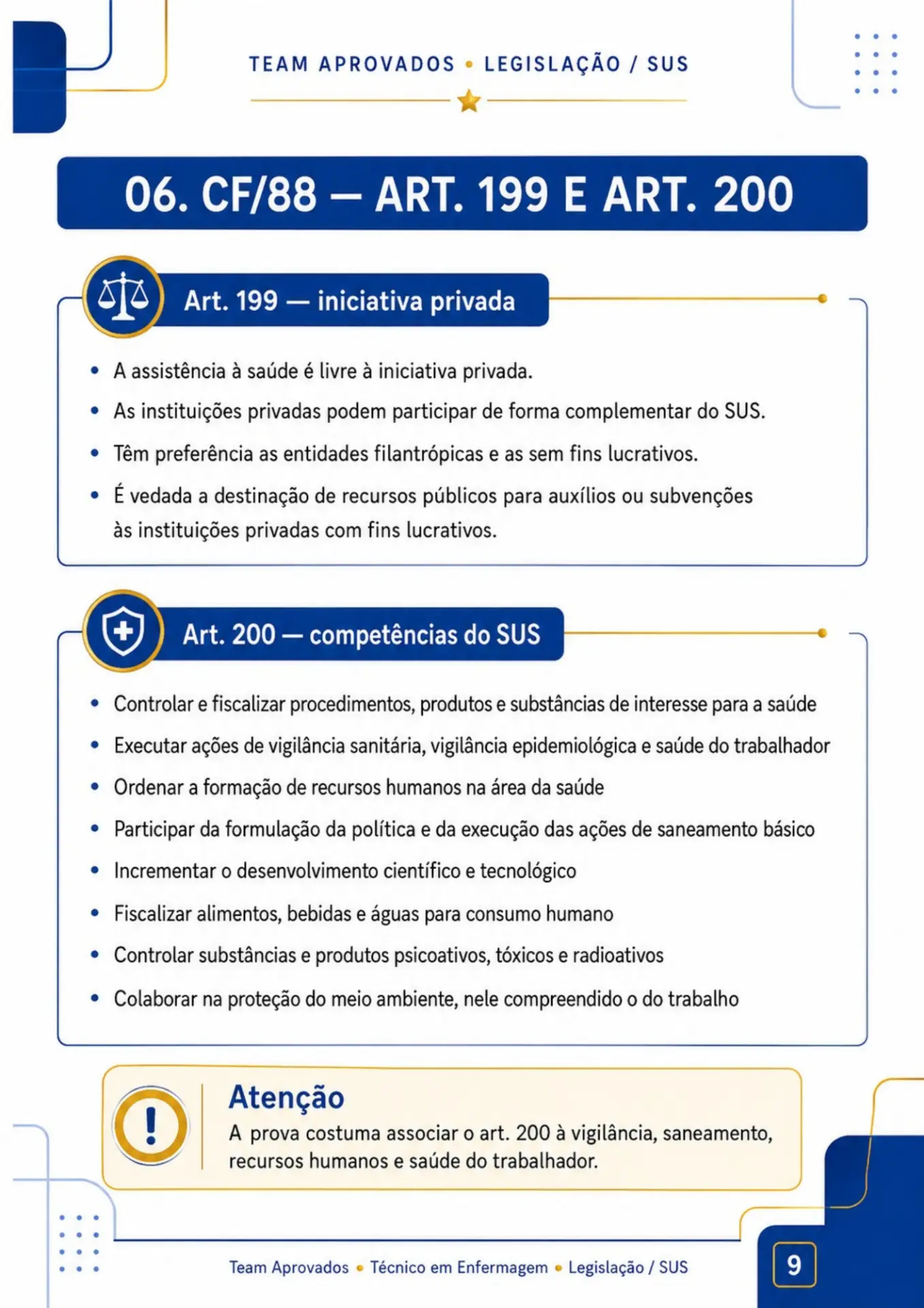 Página 9 da apostila Team Aprovados