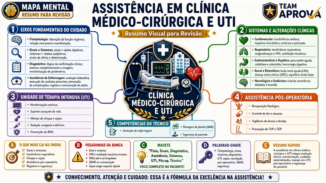 Mapa mental 4 do Combo Aprova SES-TO